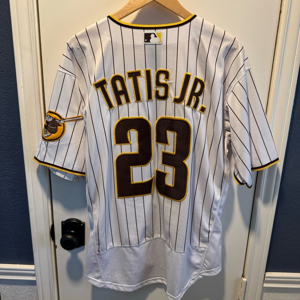 Nike White Padres Baseball Jersey - Picture 2 of 3